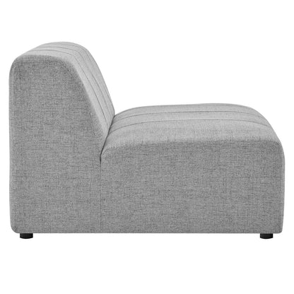 sofas | CasaFoyer Bartlett Upholstered Fabric Armless Chair | Retro Modern Style | Channel Tufting | Dense Foam Padding | Solid Wood Frame | Non-Marking Foot Caps | casafoyer.myshopify.com