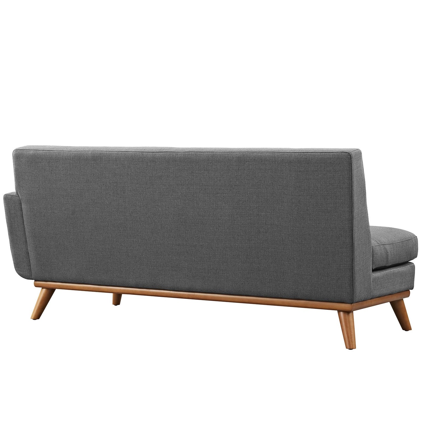 sofas | CasaFoyer Engage Right-Arm Plush Cushioned Loveseat - Gray | Sturdy Frame | Tufted Buttons | Ideal for Lounging & Conversations | casafoyer.myshopify.com