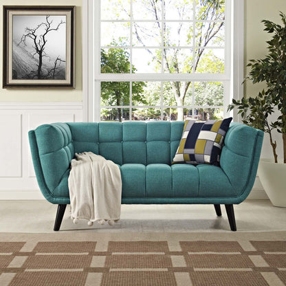 sofas | CasaFoyer Bestow Velvet Loveseat | Exquisite Design | Soft Upholstery | Luxury Button Tufting | Sturdy Wood Legs | Ideal for Modern Farmhouse or Contemporary Décor | casafoyer.myshopify.com