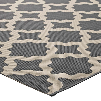 Carpet & Rugs | CasaFoyer Cerelia Moroccan Trellis Indoor/Outdoor Area Rug | Durable, Fade & Stain Resistant | 8x10 | Gray/Beige | casafoyer.myshopify.com