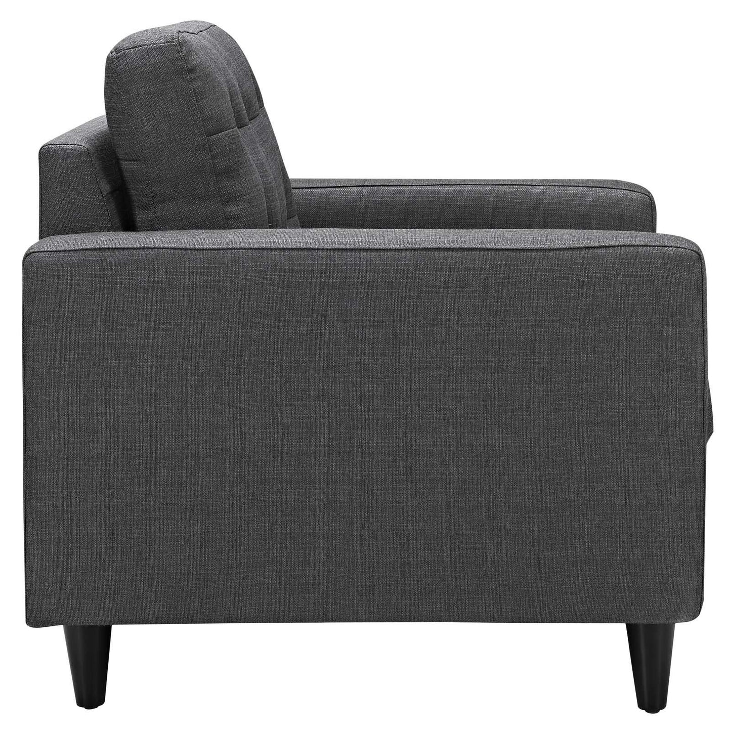 kitchen and dining room sets | CasaFoyer Empress Button Tufted Upholstered Fabric Sectional Sofa Set | 3-Piece Gray Furniture | Plush Cushions | Elegant Design | Sturdy Wood Frame | casafoyer.myshopify.com