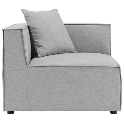 kitchen and dining room sets | CasaFoyer Outdoor Patio Saybrook Upholstered Loveseat | Comfortable & Contemporary | Water & UV Resistant | Durable Construction | French Piping | Gray | casafoyer.myshopify.com