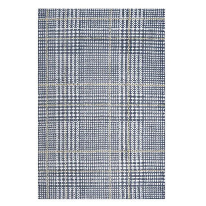 Carpet & Rugs | CasaFoyer Kaja Criss-Cross Modern Abstract Area Rug | Soft Polyester Microfiber | Non-Shedding | Stain-Resistant | 5x8 Ivory, Cadet Blue, Citron | casafoyer.myshopify.com