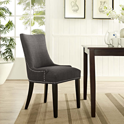 home office desk chairs | CasaFoyer Marquis Dining Side Chair | Elegant Hourglass Back | Nailhead Trim | Non-Marking Foot Caps | Tapered Wood Legs | Generously Padded Seat | Premium Polyester Fabric | Modern & Traditional Dining Room Furniture | casafoyer.myshopify.com