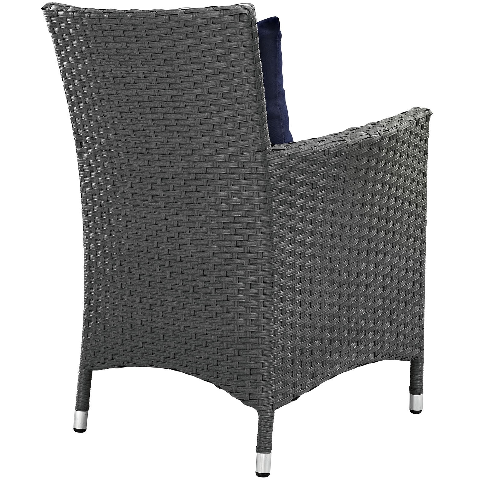 Patio Furniture Sets | Sojourn Outdoor Patio Furniture Collection | Premium Dining Arm Chair | Sunbrella Cushions | UV Resistance | Aluminum Frame | casafoyer.myshopify.com