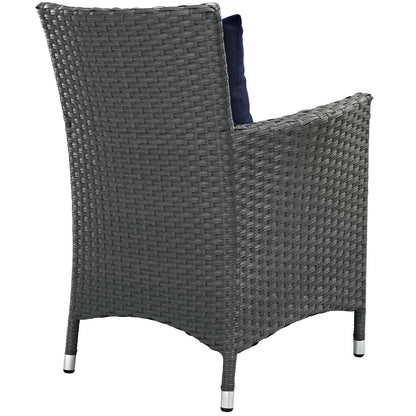 Patio Furniture Sets | Sojourn Outdoor Patio Furniture Collection | Premium Dining Arm Chair | Sunbrella Cushions | UV Resistance | Aluminum Frame | casafoyer.myshopify.com