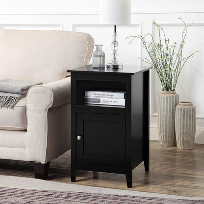 CABINET | Ergode Designs2Go Storage Cabinet End Table with Shelf | Stylish & Organized Entertainment Area | Ample Surface Space | Convenient Access to Essentials | Secure Cabinet | Durable MDF | Easy to Maintain | Part of Ergode Designs2Go Collection | casafoyer.myshopify.com