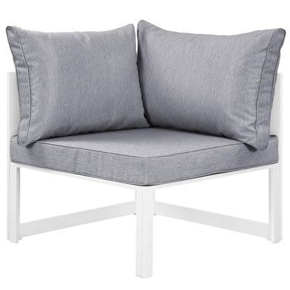 Patio Furniture Sets | Fortuna Outdoor Patio Collection | 7-Piece Sectional Sofa Set | Durable Aluminum Frame | All-Weather Cushions | Contemporary Outdoor Lounge Space | casafoyer.myshopify.com