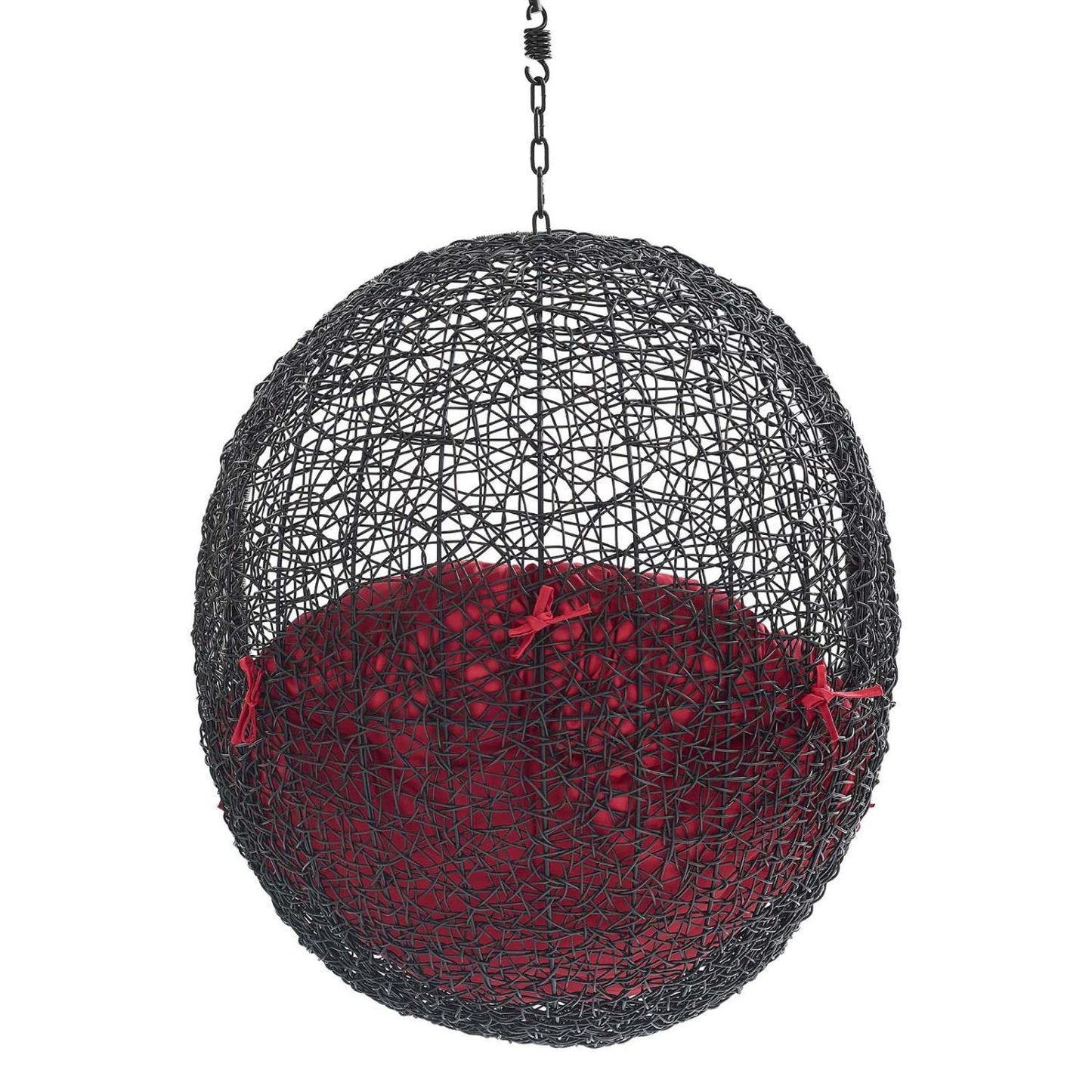 porch swings | Ergode Encase Outdoor Patio Swing Chair | Tranquil Tropical Island Retreat | Synthetic Rattan Weave | All-Weather Cushion | Powder-Coated Steel Frame | Adjustable Chain | Indoor/Outdoor Use | casafoyer.myshopify.com