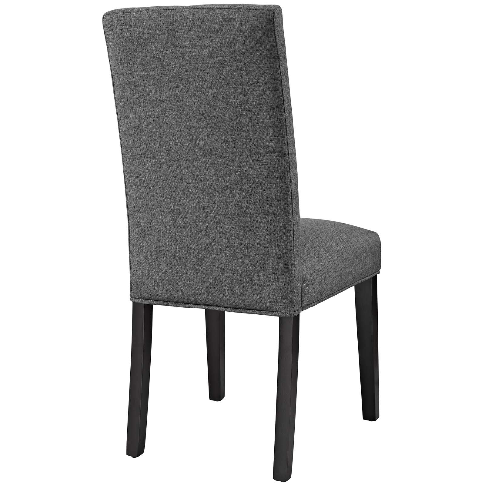 home office desk chairs | CasaFoyer Confer Button Tufted Fabric Upholstered Dining Side Chair Set | Vintage Glamour | Comfortable & Durable | Set of 4 | casafoyer.myshopify.com
