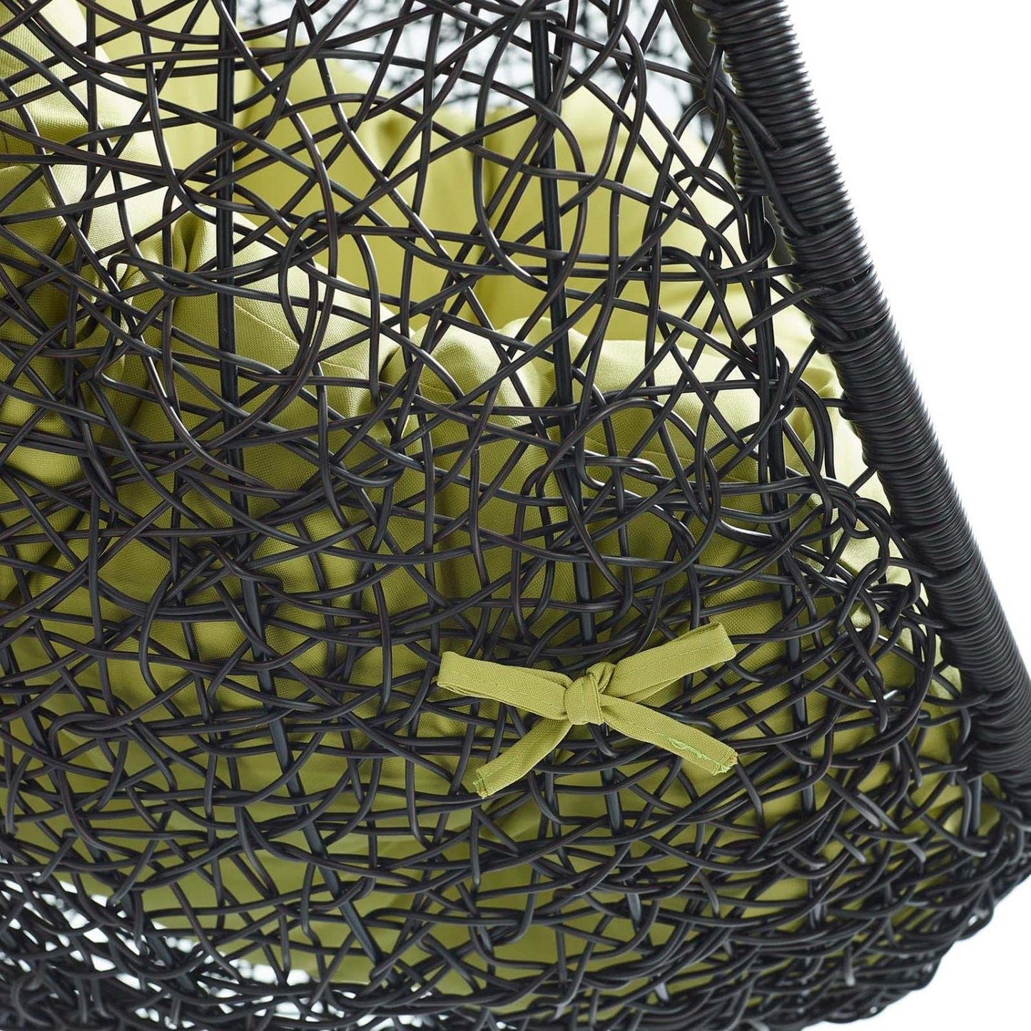 porch swings | Ergode Encase Outdoor Patio Swing Chair | Tranquil Island Getaway | Synthetic Rattan | All-Weather Cushion | Powder-Coated Steel Frame | Adjustable Chain | Patio, Backyard, Porch, Poolside | Indoor Lounge Option | Weather & UV Resistant | No Stand | casafoyer.myshopify.com