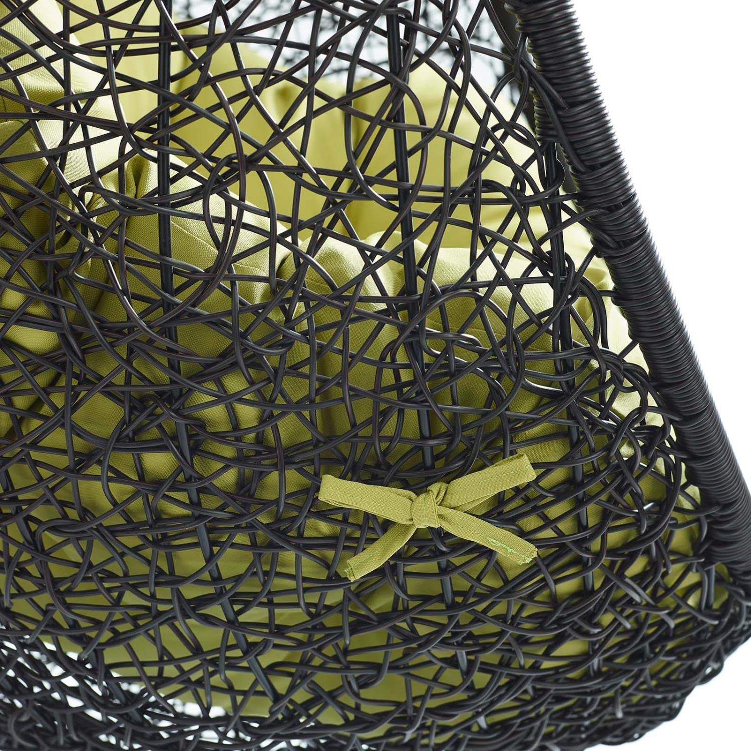 porch swings | Ergode Encase Outdoor Patio Swing Chair | Tranquil Island Getaway | Synthetic Rattan | All-Weather Cushion | Powder-Coated Steel Frame | Adjustable Chain | Patio, Backyard, Porch, Poolside | Indoor Lounge Option | Weather & UV Resistant | No Stand | casafoyer.myshopify.com
