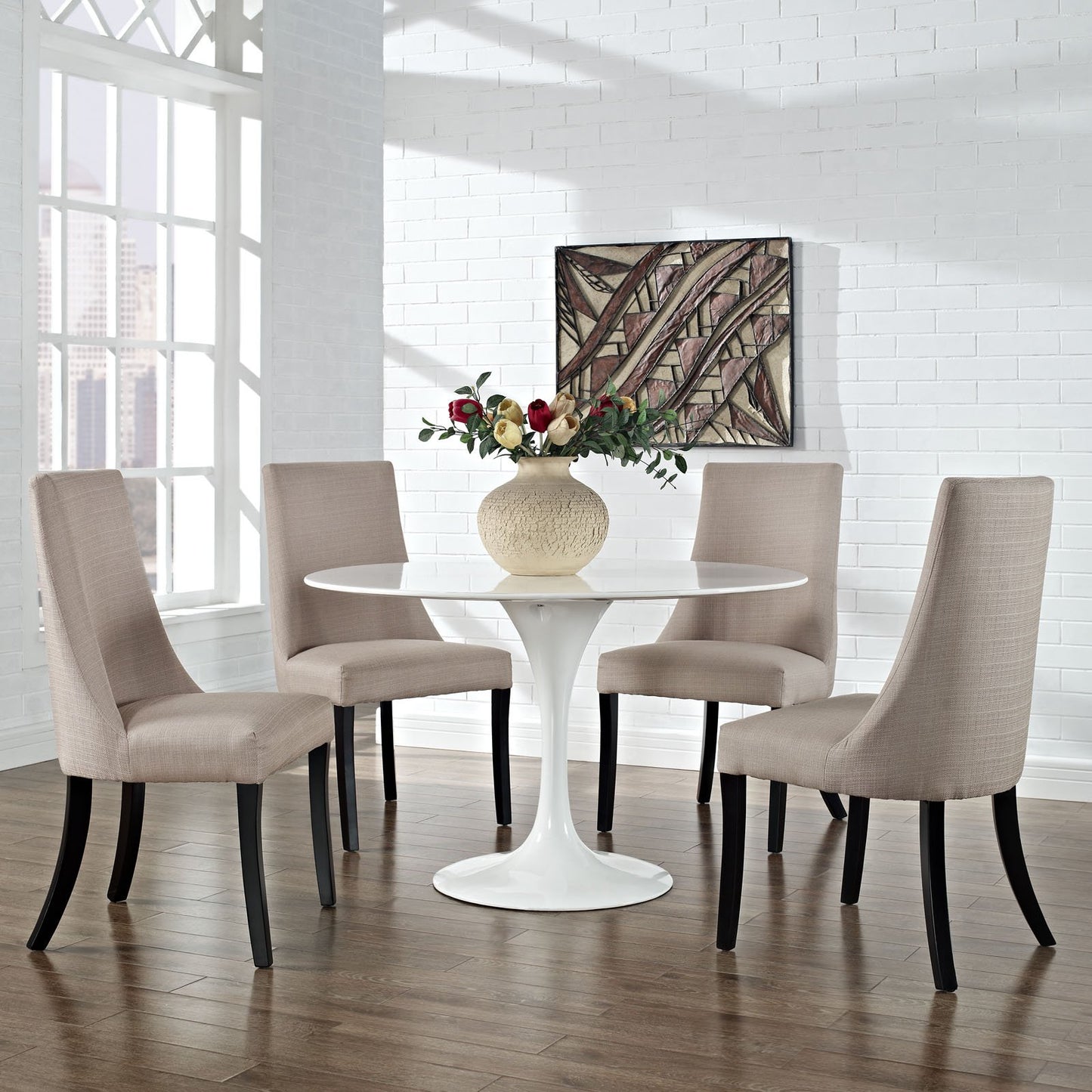 Sofa & chair Sets | Reverie Dining Chair Set of 4 | Flawless & Captivating | Elegant Curves | Sturdy Parawood Legs | Plush Foam Padding | Subtle Sophistication | Harmonious Aesthetic | casafoyer.myshopify.com
