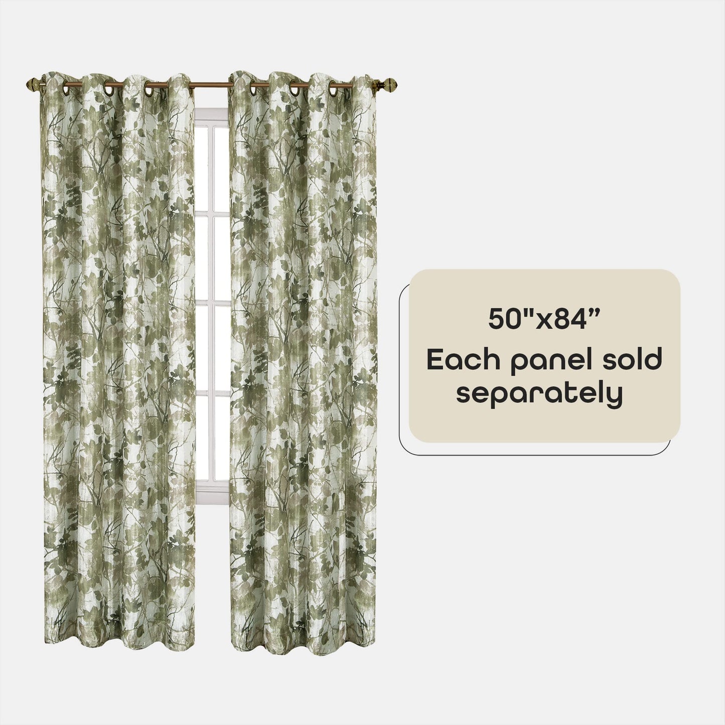 solar panels | CasaFoyer Tranquil Lined Grommet Panel | Blackout Window Curtain | 50x84 | Green | Machine Washable | Taylor Collection Compatible | casafoyer.myshopify.com