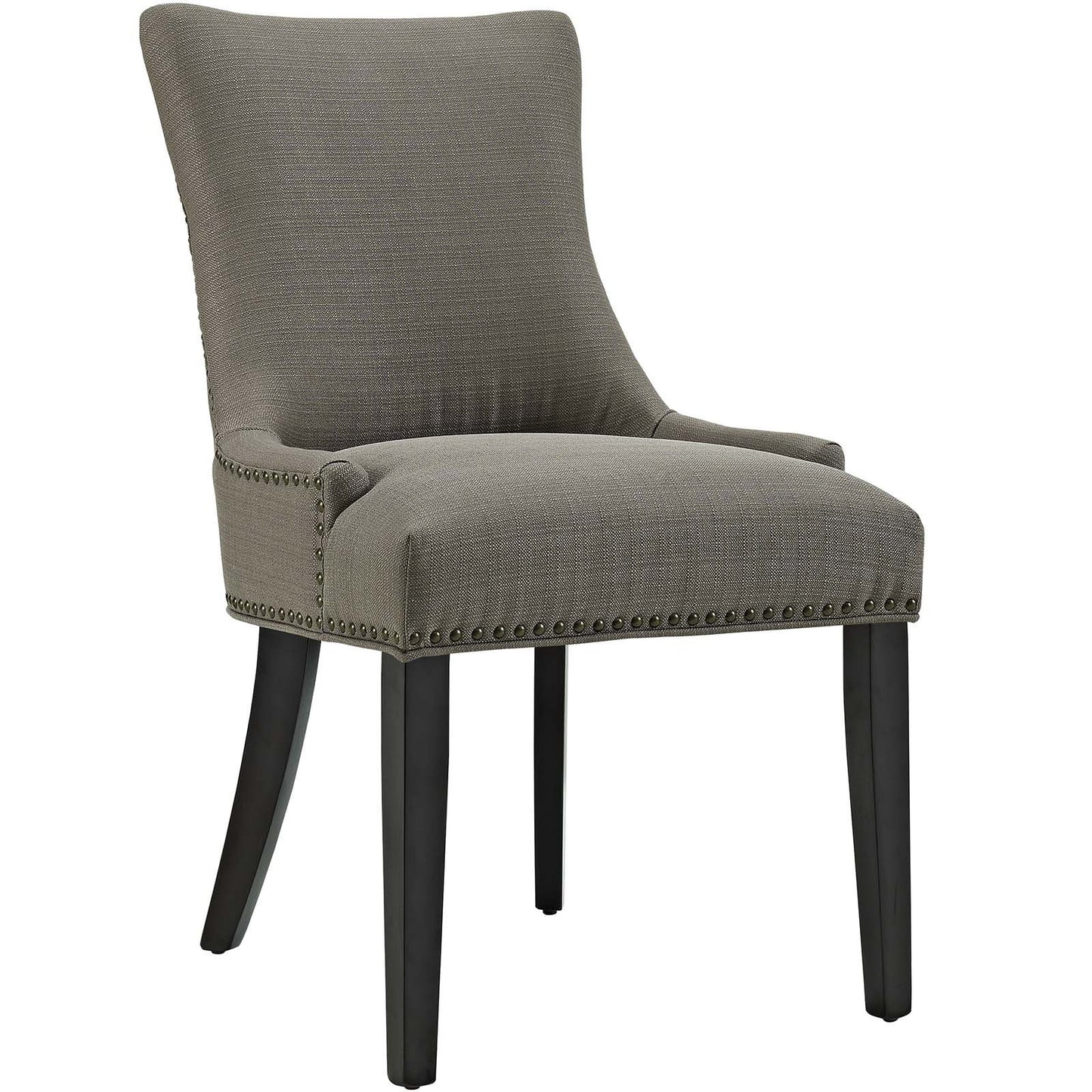 home office desk chairs | CasaFoyer Marquis Dining Side Chair Set of 2 | Stylish Hourglass Back | Nailhead Trim | Non-Marking Foot Caps | Tapered Wood Legs | Padded Seat | Premium Polyester Fabric | Versatile for Modern & Traditional Dining Rooms | casafoyer.myshopify.com