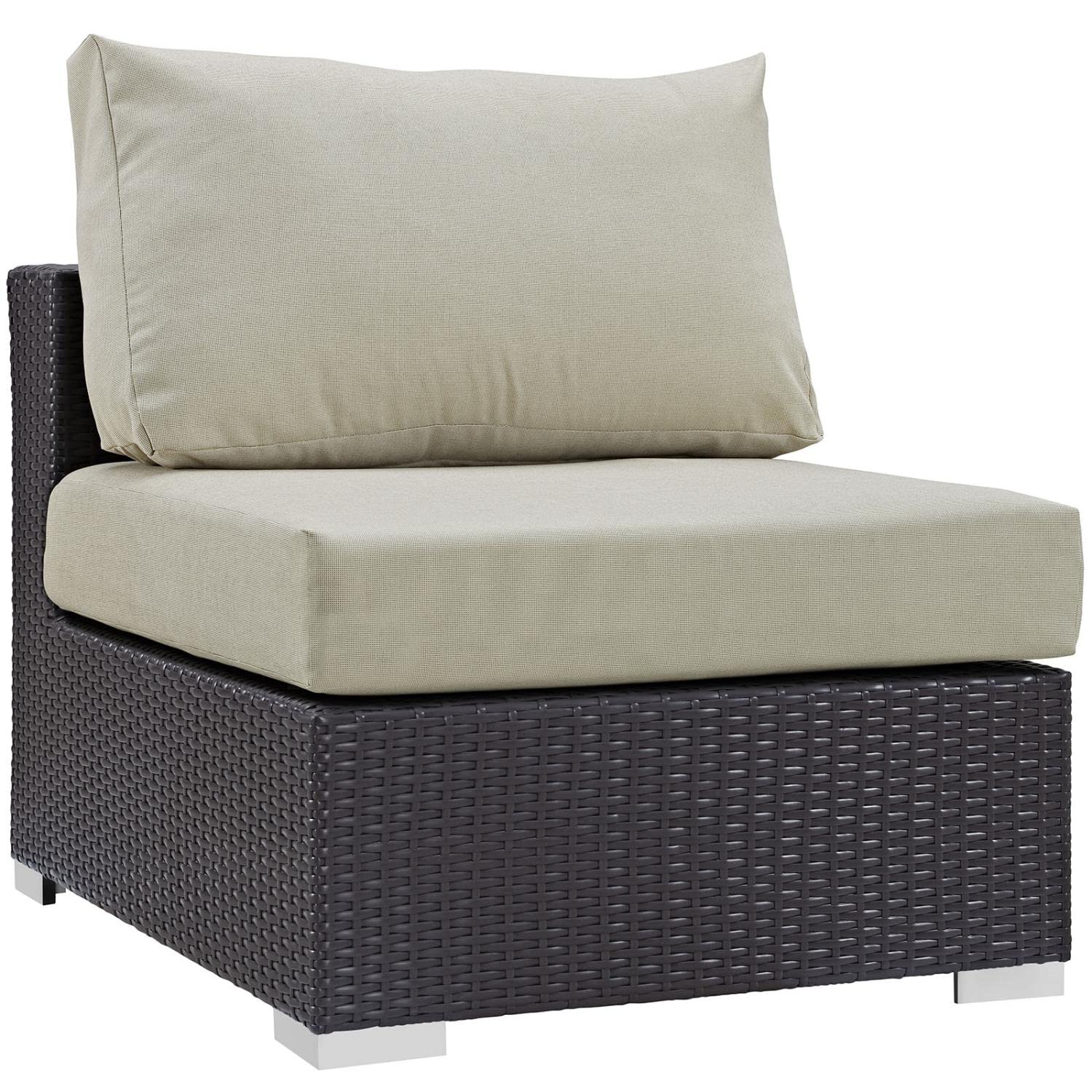 kitchen and dining room sets | CasaFoyer Convene Outdoor Sectional Set | Synthetic Rattan | Aluminum Frame | Weather-Resistant Cushions | Patio Sofa, Armchair, Armless, Corner, Ottoman | casafoyer.myshopify.com