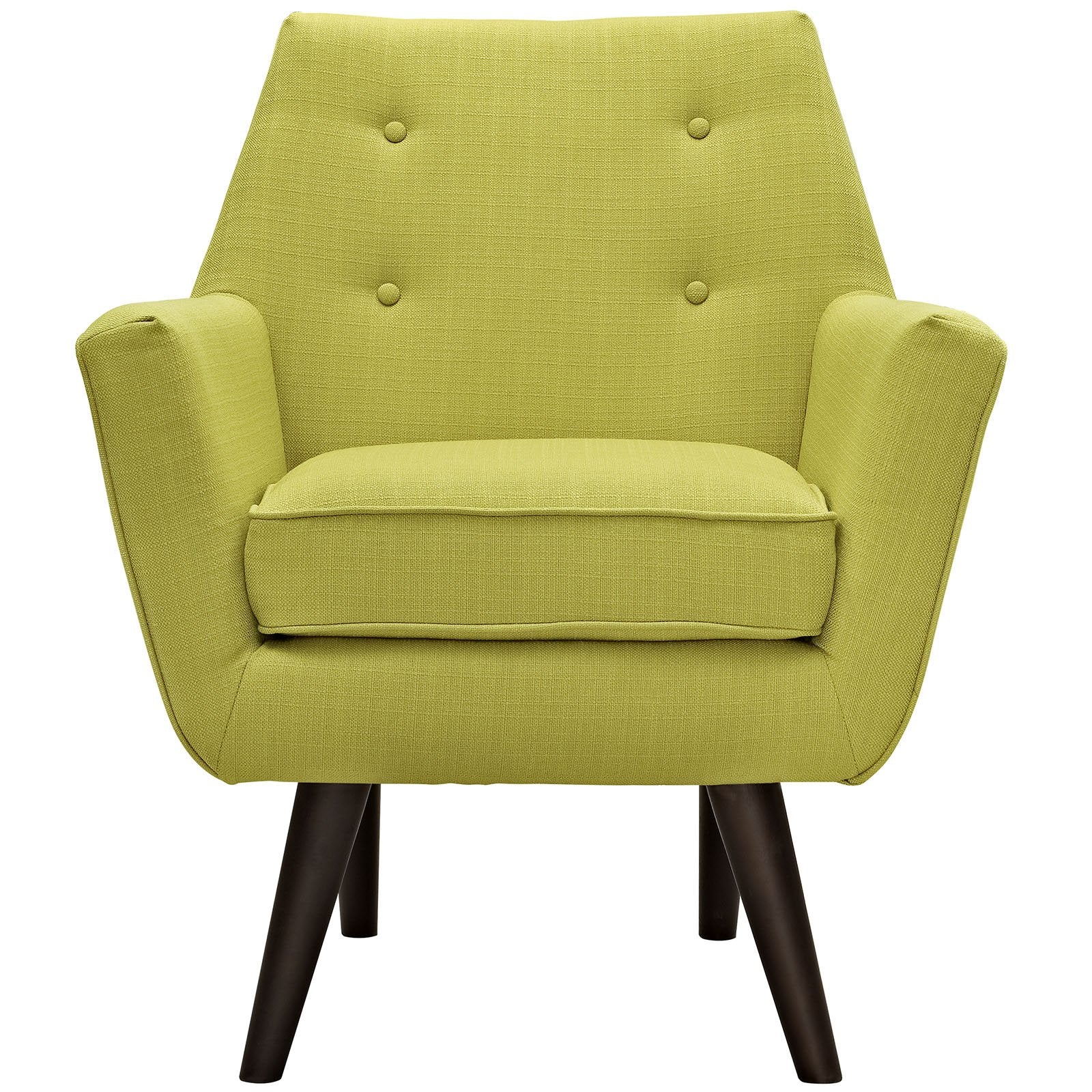 home office desk chairs | CasaFoyer Posit Armchair | Mid-Century Design | Organic Shape | Espresso Legs | Polyester Upholstery | Stylish and Comfortable | casafoyer.myshopify.com