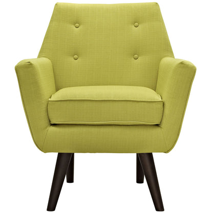 home office desk chairs | CasaFoyer Posit Armchair | Mid-Century Design | Organic Shape | Espresso Legs | Polyester Upholstery | Stylish and Comfortable | casafoyer.myshopify.com