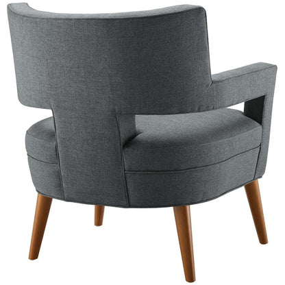 home office desk chairs | CasaFoyer Sheer Armchair Set of 2 | Mid-Century Modern | Polyester Upholstery | Button Tufting | Comfortable Foam Padding | Cherry-Stained Wood Legs | 440 lb Weight Capacity | casafoyer.myshopify.com