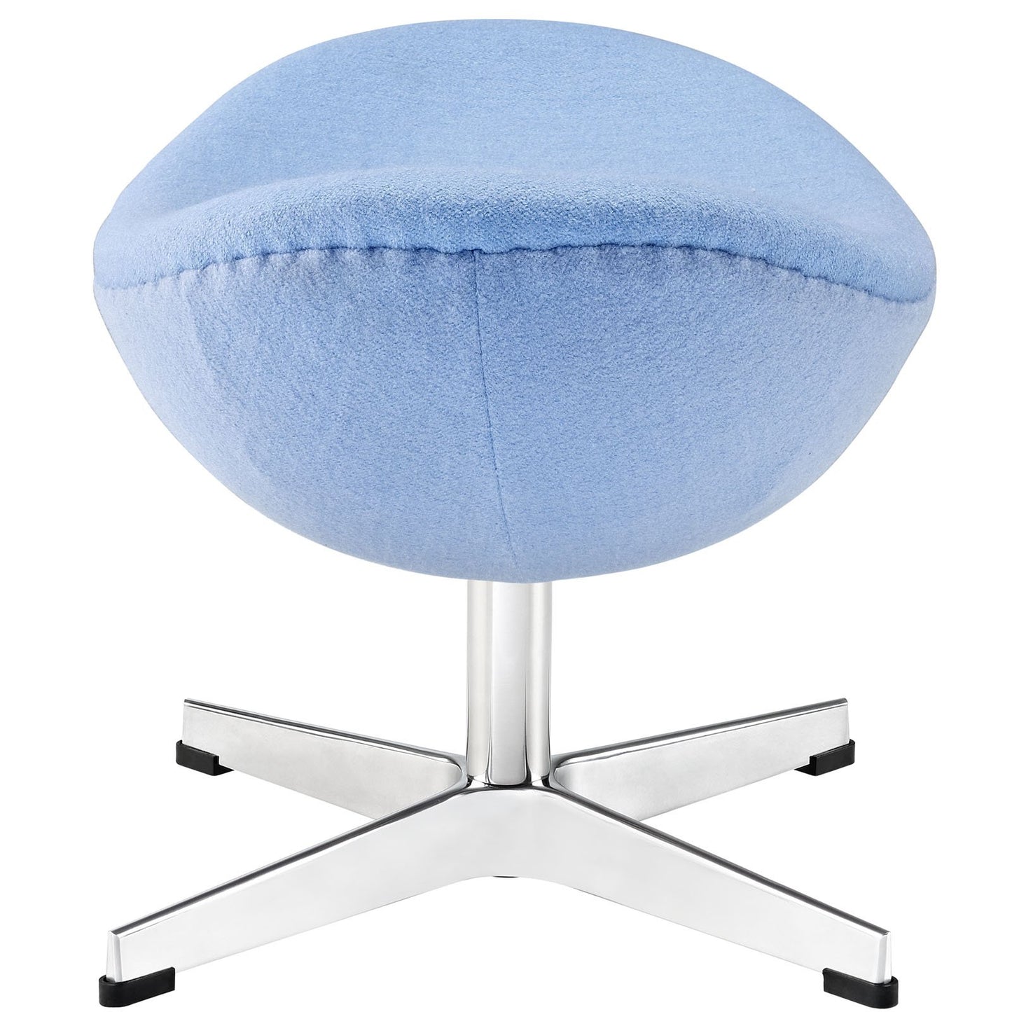 ottomans | CasaFoyer Glove Ottoman in Wool | Exquisite Balance & Elegance | Baby Blue | Sprawling Wing Tips | Amorphous Shape | Luxurious Upholstered Wool | Comfortable Foam Frame | Elevate Your Living Space | Set includes: One | casafoyer.myshopify.com