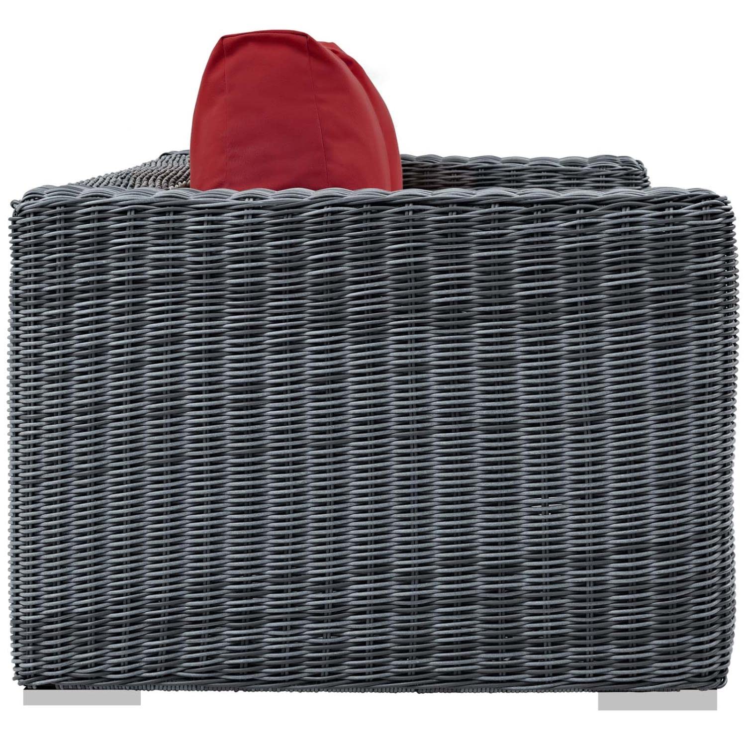 sofas | CasaFoyer Summon Outdoor Patio Loveseat | Ultimate Outdoor Luxury & Comfort | Two-Tone Rattan | Sunbrella Cushions | Aluminum Frame | UV Protection | Powder-Coated | Sleek & Modern Design | Essential for Patio, Backyard, Poolside | casafoyer.myshopify.com