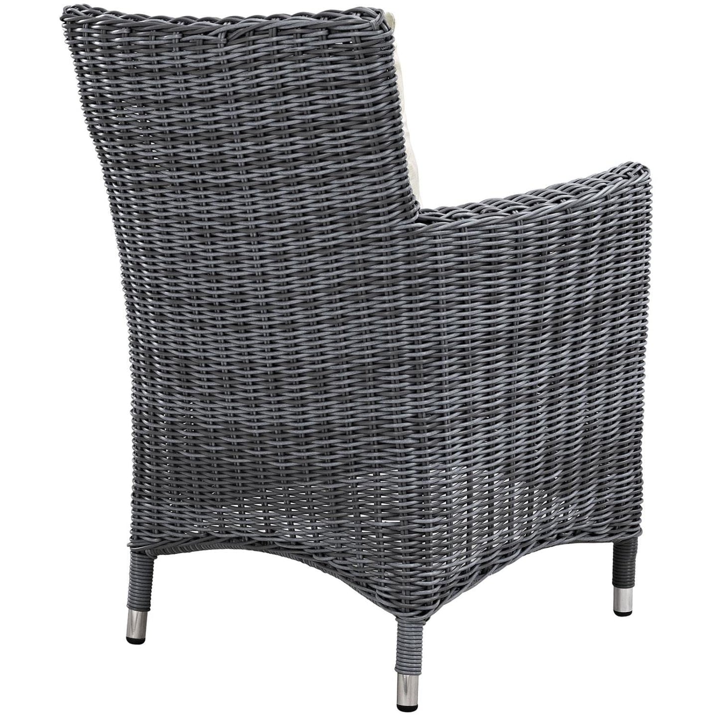 kitchen and dining room sets | CasaFoyer Summon Outdoor Patio Dining Table Set | 9-Piece | Sunbrella Cushions | Two-Tone Rattan Weave | casafoyer.myshopify.com