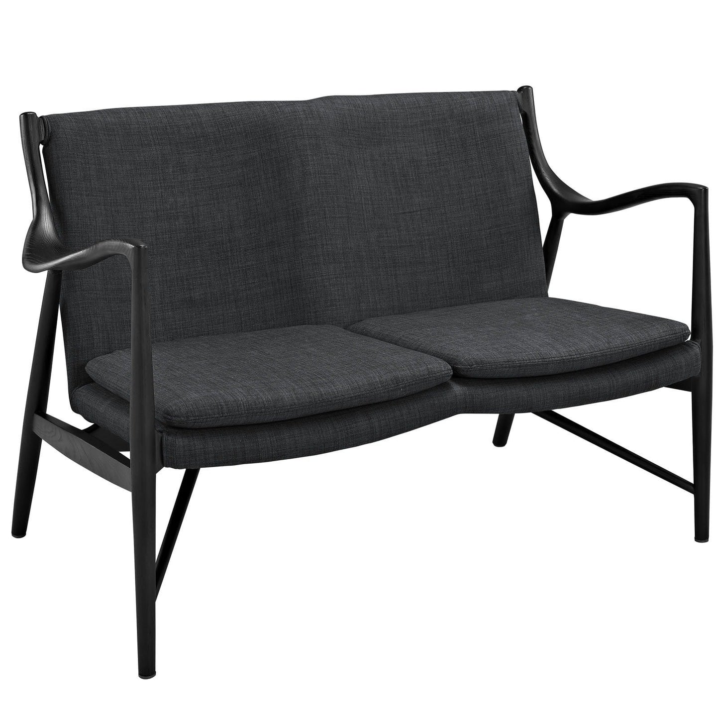 sofas | CasaFoyer Modernist Makeshift Collection | Durable & Comfortable Loveseat | Padded Leather Seat | Ash Wood Frame | Natural Brown | casafoyer.myshopify.com