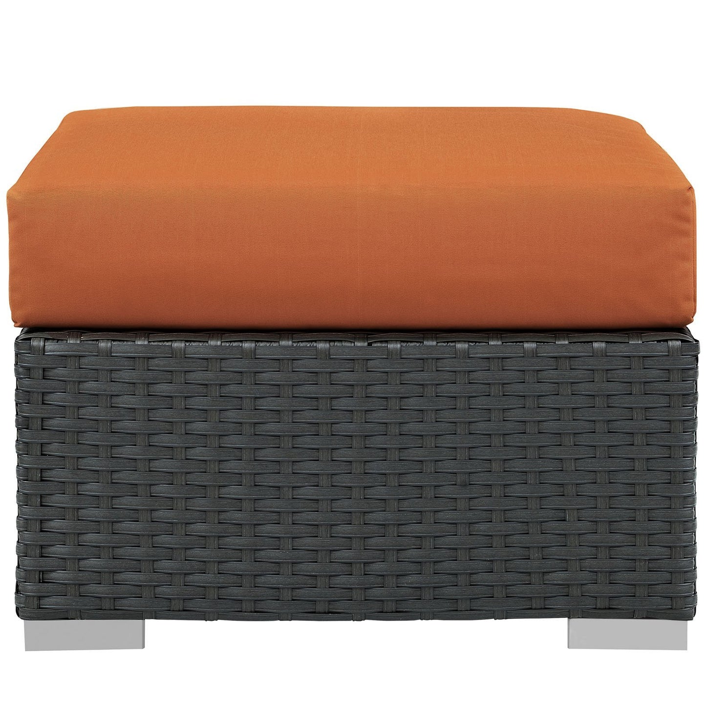 Ottoman | Sojourn Outdoor Patio Ottoman | Sturdy & Versatile | Sunbrella Cushions | UV Resistant | Powder-Coated Aluminum Frame | casafoyer.myshopify.com
