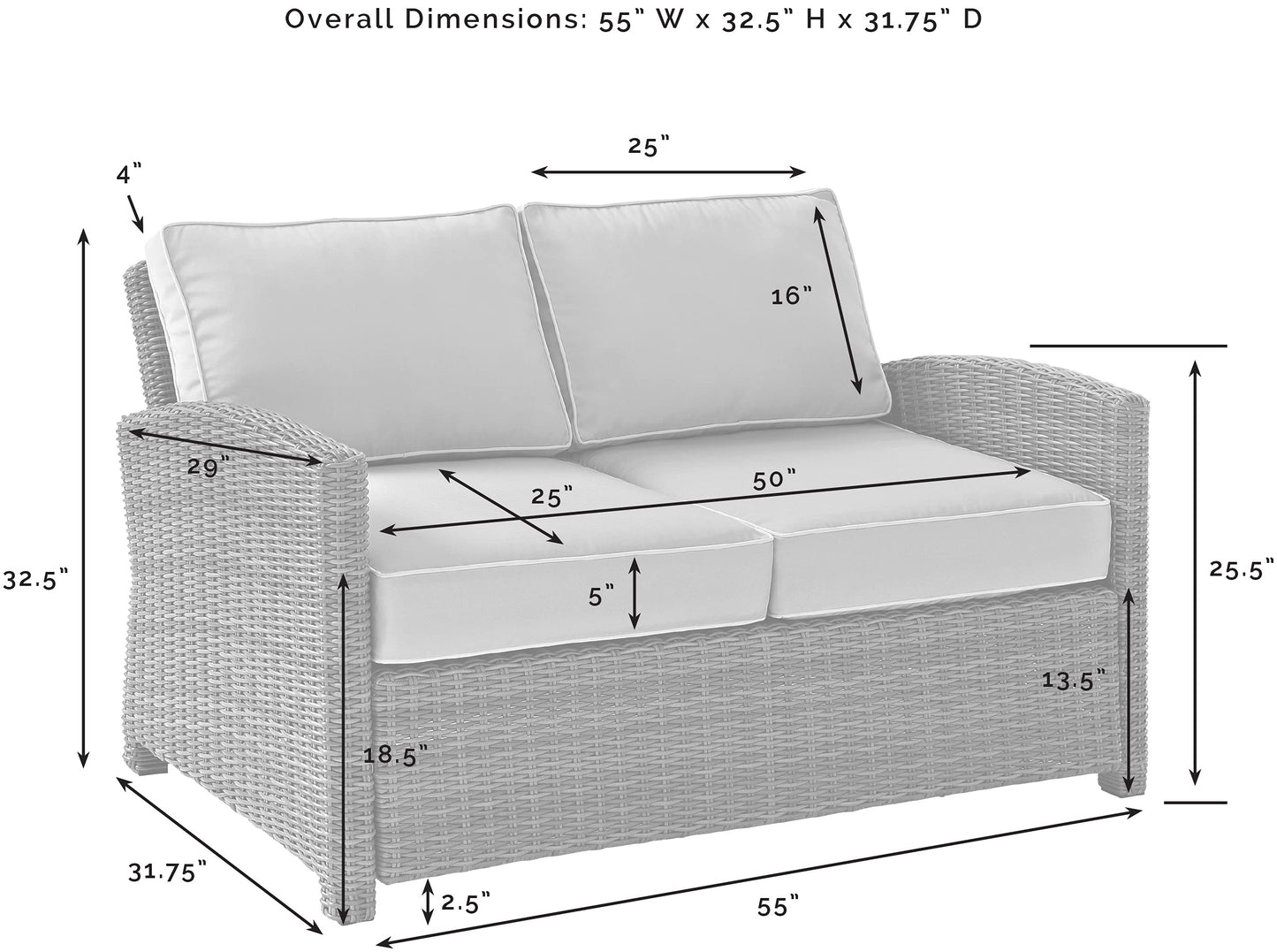 Patio Furniture Sets | CasaFoyers Bradenton Collection | All-Weather Wicker Conversational Set | Durable & UV-Resistant | Outdoor Entertainment | casafoyer.myshopify.com