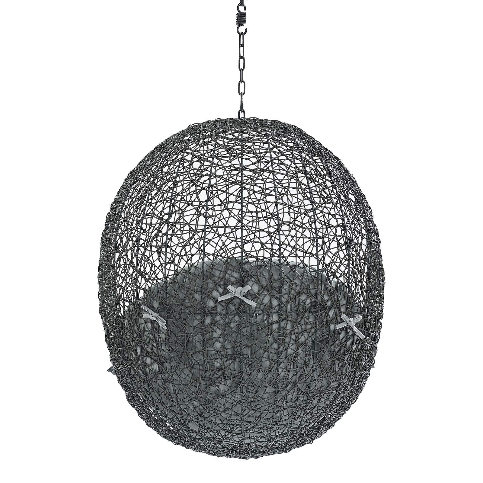 porch swings | Ergode Hide Outdoor Patio Swing Chair | Sunbrella Fabric Cushion | Durable Steel Frame | Perfect for Patio, Backyard, Porch, Poolside | Indoor/Outdoor Use | Gray | casafoyer.myshopify.com