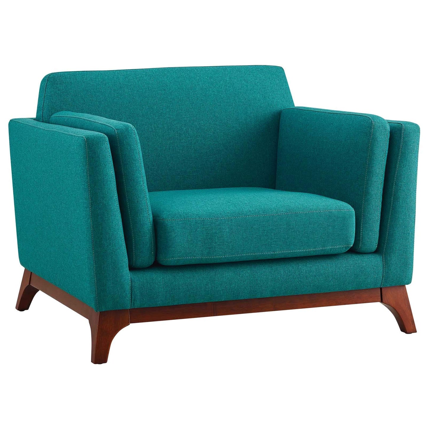 home office desk chairs | CasaFoyer Chance Upholstered Fabric Armchair | Mid-Century Charm | Flared Arms | Plush Comfort | Machine-Washable Covers | Solid Wood Frame | Non-Marking Foot Caps | 331 lbs Weight Capacity | casafoyer.myshopify.com