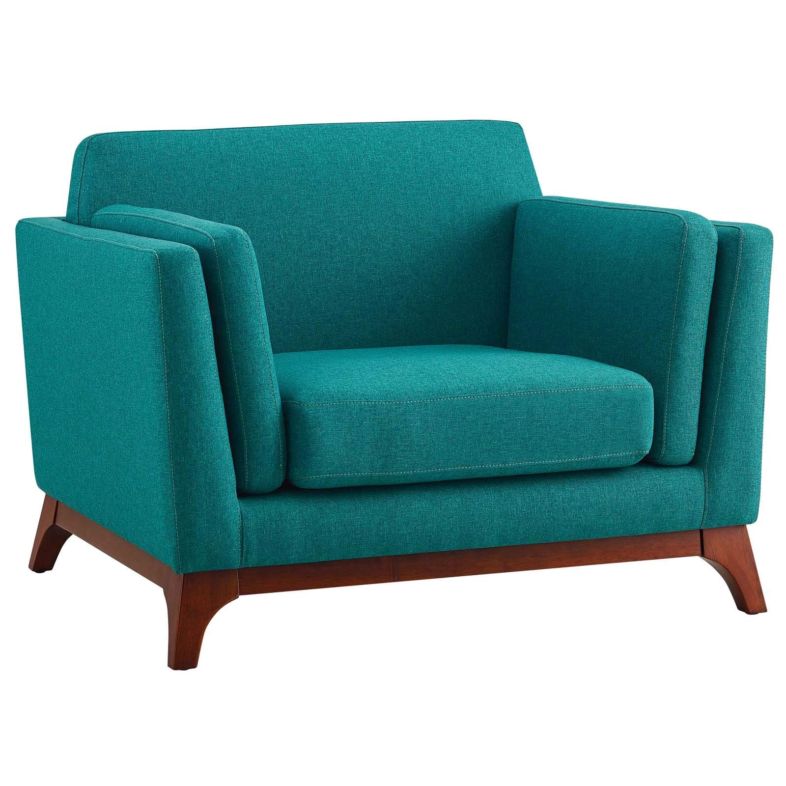 home office desk chairs | CasaFoyer Chance Upholstered Fabric Armchair | Mid-Century Charm | Flared Arms | Plush Comfort | Machine-Washable Covers | Solid Wood Frame | Non-Marking Foot Caps | 331 lbs Weight Capacity | casafoyer.myshopify.com