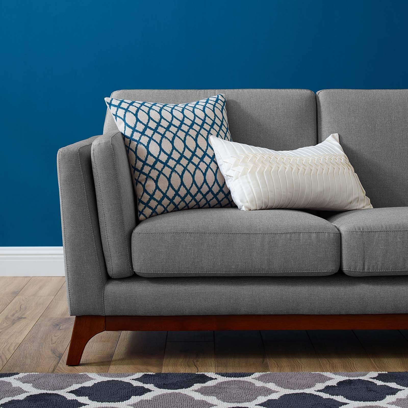 sofas | CasaFoyer Chance Upholstered Fabric Sofa | Timeless Mid-Century Charm | Sleek Design | Plush Comfort | Machine-Washable Covers | Solid Wood Frame | Versatile Seating | casafoyer.myshopify.com