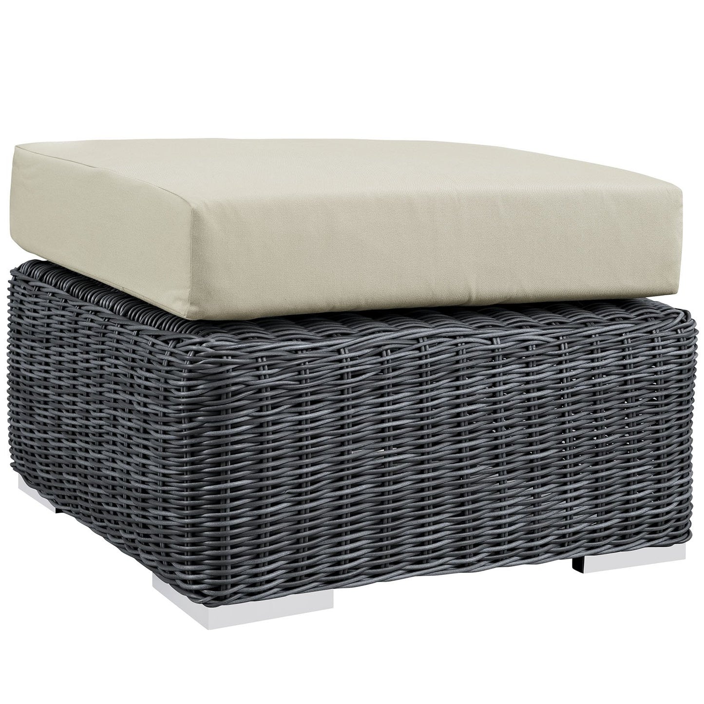 kitchen and dining room sets | CasaFoyer Summon Outdoor Patio Sectional Sofa Set | Luxurious Two-Tone Rattan | Sunbrella Cushions | Aluminum Frame | Includes Armless Chair, Coffee Table, Ottoman, Corners | casafoyer.myshopify.com