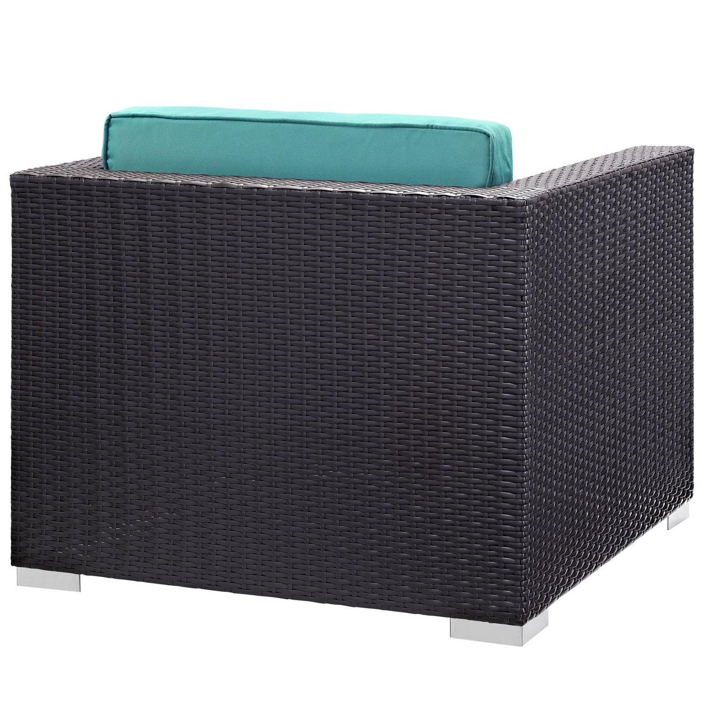 kitchen and dining room sets | CasaFoyer Convene Outdoor Sectional Set | Rattan & Aluminum Frame | All-Weather Cushions | Patio Sofa, Armchair, Ottoman, Side Table | casafoyer.myshopify.com