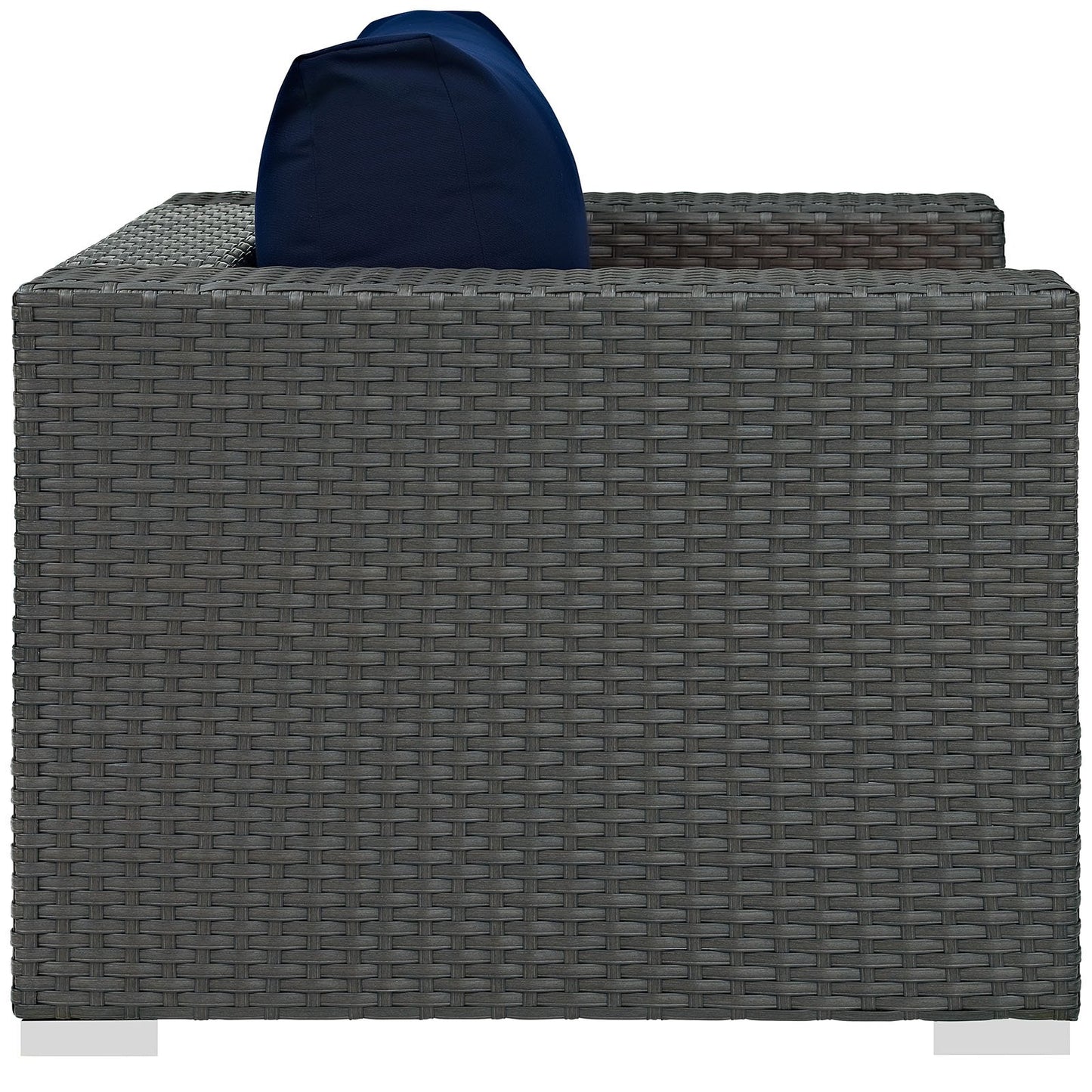 Patio Furniture Sets | Sojourn Outdoor Patio Arm Chair | Sunbrella Fabric | Synthetic Rattan | UV Protection | Aluminum Frame | casafoyer.myshopify.com