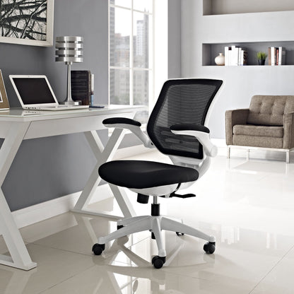 home office desk chairs | CasaFoyer Edge Office Chair | Revolutionary Functional Comfort | Customizable Features | Breathable Mesh Seat | Sleek White Frame | casafoyer.myshopify.com