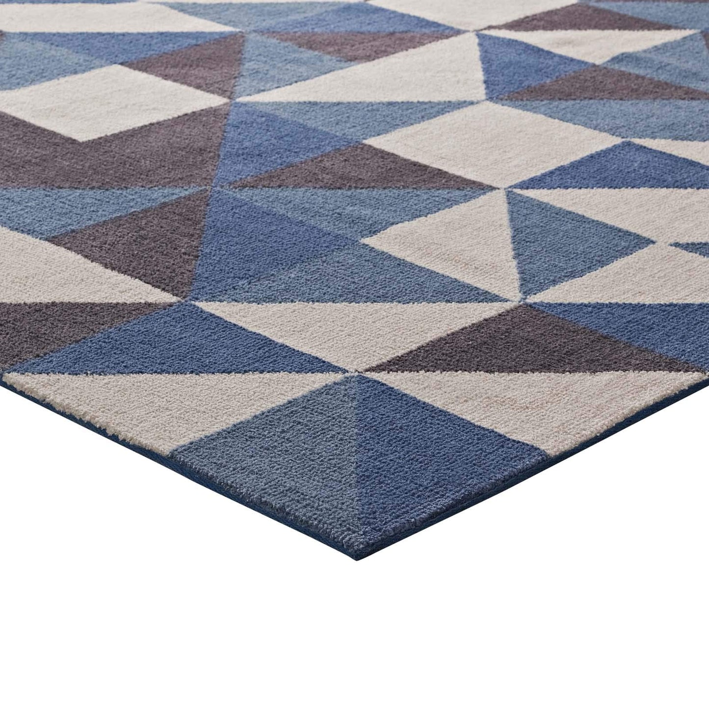 Carpet & Rugs | CasaFoyer Kahula Geometric Triangle Mosaic Area Rug | Modern Design | Soft Polyester Microfiber | Non-Shedding | Stain-Resistant | 5x8 Size | casafoyer.myshopify.com