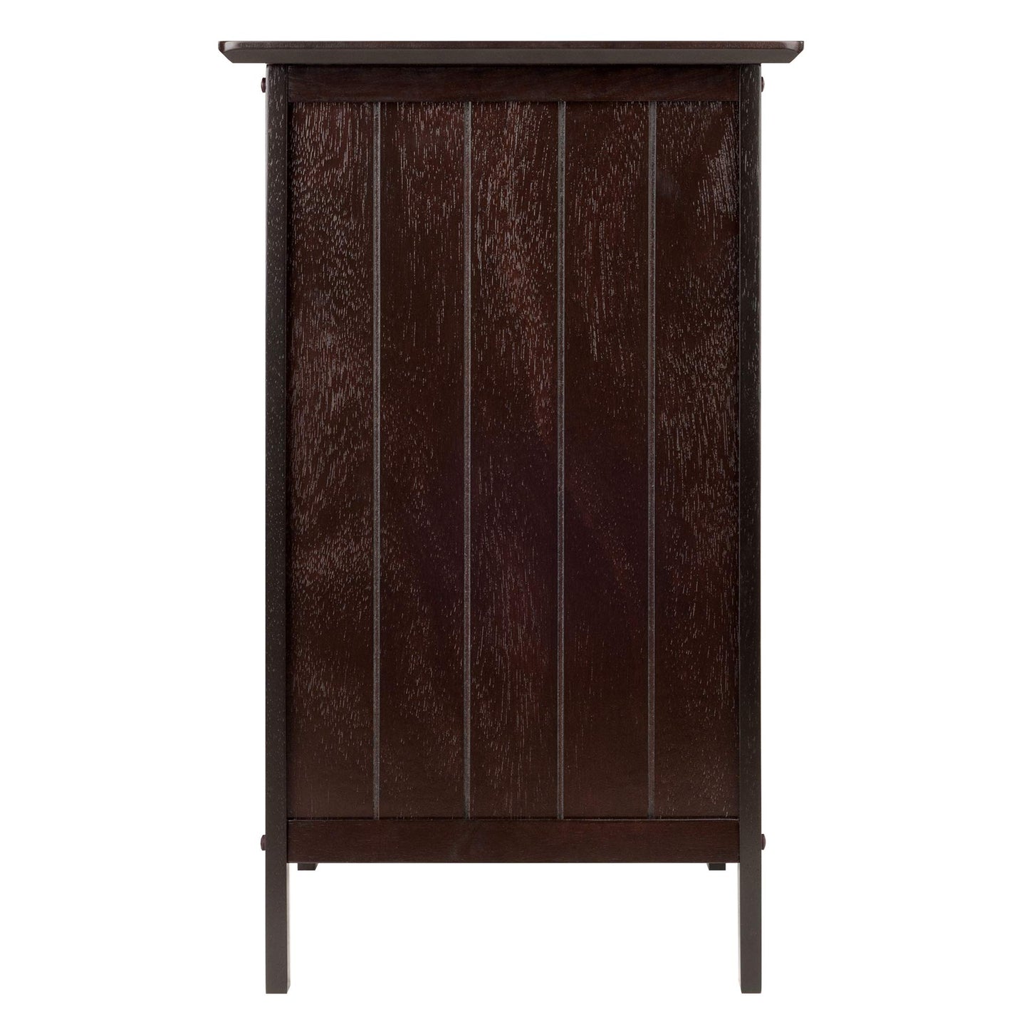 TABLE | Ergode  Wood Blair Accent Table | Versatile End Table, Nightstand, Printer Stand | Ample Storage | Solid & Composite Wood | Dark Coffee Finish | Compact Size | Easy Assembly | 18.9W x 14.9D x 25H | casafoyer.myshopify.com