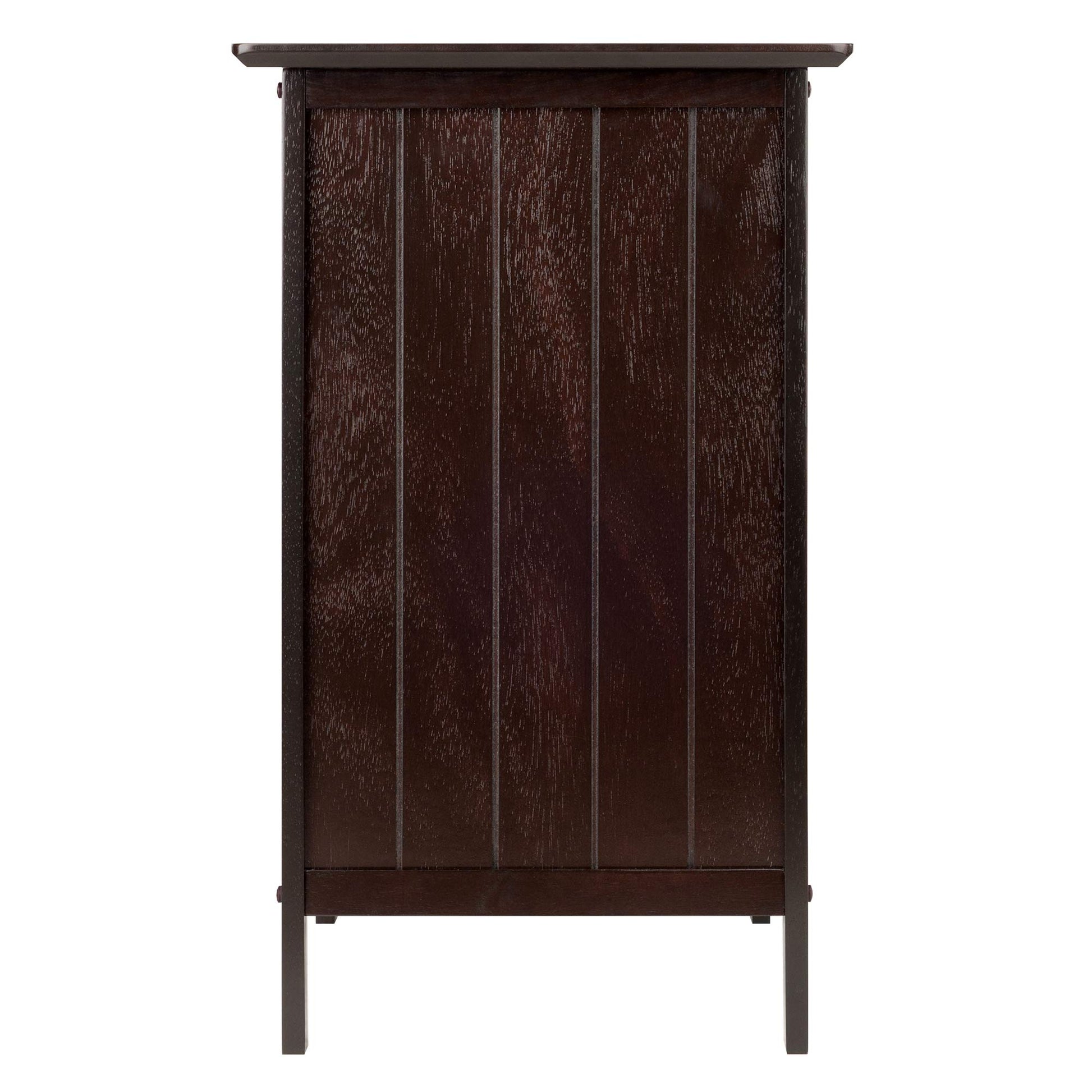 TABLE | Ergode  Wood Blair Accent Table | Versatile End Table, Nightstand, Printer Stand | Ample Storage | Solid & Composite Wood | Dark Coffee Finish | Compact Size | Easy Assembly | 18.9W x 14.9D x 25H | casafoyer.myshopify.com