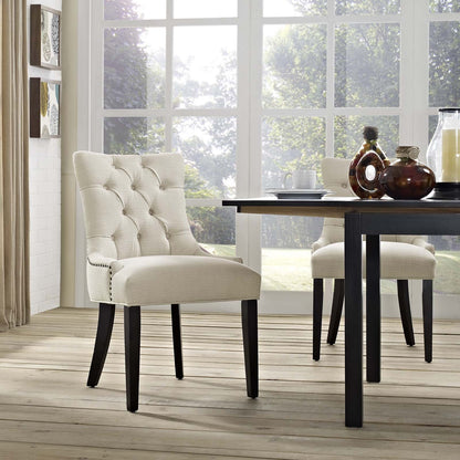 home office desk chairs | CasaFoyer Regent Tufted Button Upholstered Fabric Parsons Dining Chair | Elegant & Comfortable | Beige | Dining, Living Rooms, Offices | casafoyer.myshopify.com