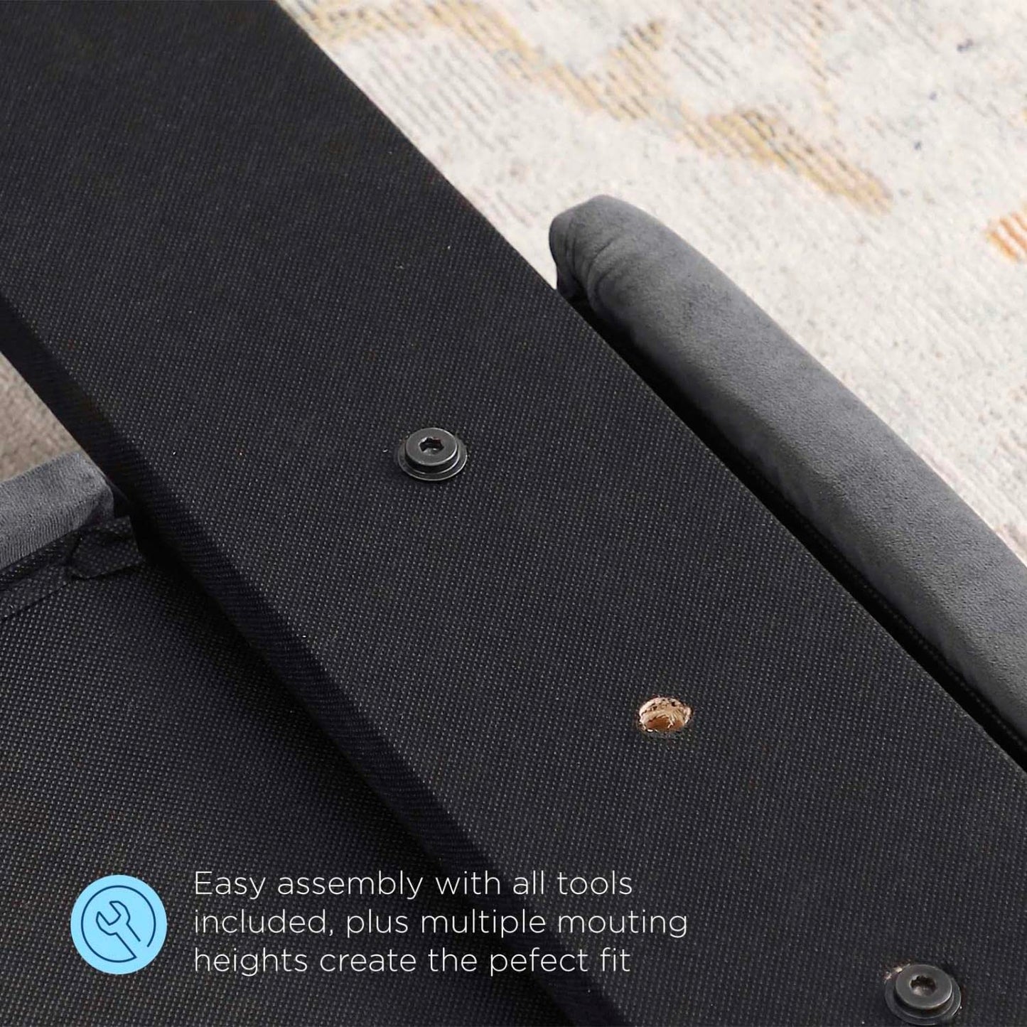 Bed | CasaFoyer Juliet Tufted Performance Velvet Full/Queen Headboard | Vintage Elegance | Diamond Button Tufting | Plush Padding | Stain-Resistant | Height-Adjustable | casafoyer.myshopify.com