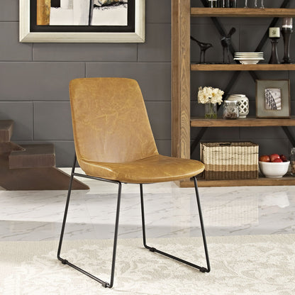 home office desk chairs | CasaFoyer Invite Guest Chair | Elegant & Sophisticated Reception Chair | Durable Steel Base | Padded Faux Leather | Exquisite Stitching | Comfortable & Stylish | Ideal for Home or Office | casafoyer.myshopify.com