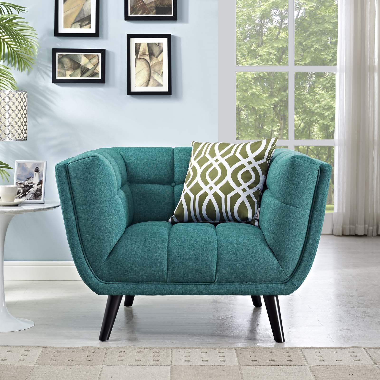 home office desk chairs | CasaFoyer Bestow Armchair | Exquisite Velvet Upholstery | Button Tufting | Sturdy Wood Legs | Perfect for Mid-Century, Modern Farmhouse, or Contemporary Interiors | casafoyer.myshopify.com