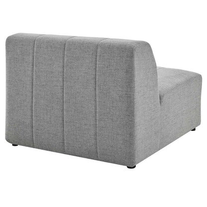 sofas | CasaFoyer Bartlett Upholstered Fabric Armless Chair | Retro Modern Style | Channel Tufting | Dense Foam Padding | Solid Wood Frame | Non-Marking Foot Caps | casafoyer.myshopify.com
