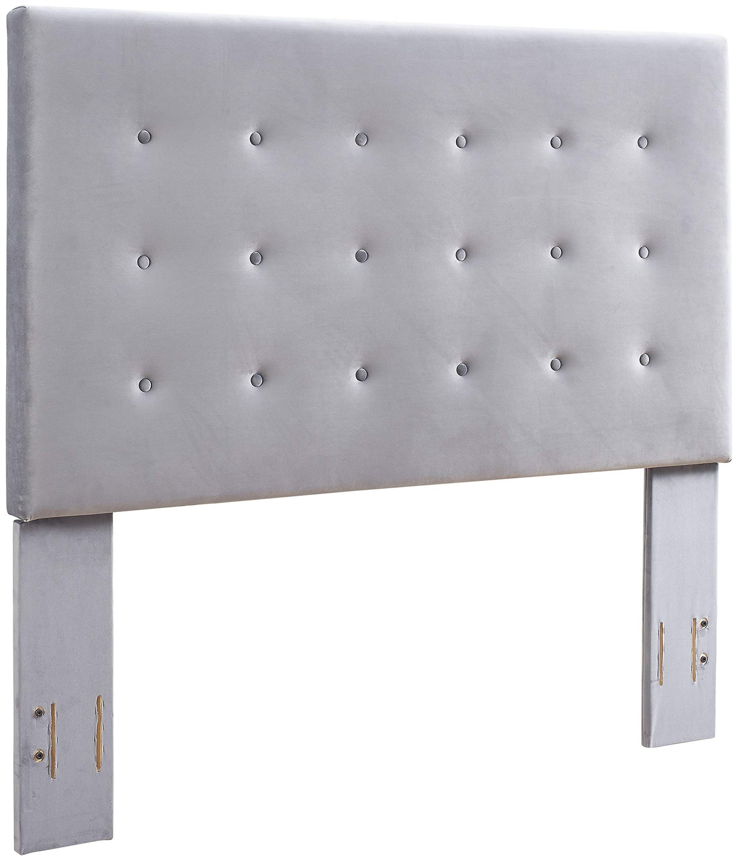 Bed | Reston Bedset | Elegant Tufted Headboard | Shale Linen Fabric | Easy Assembly | King/Cal King Size | casafoyer.myshopify.com