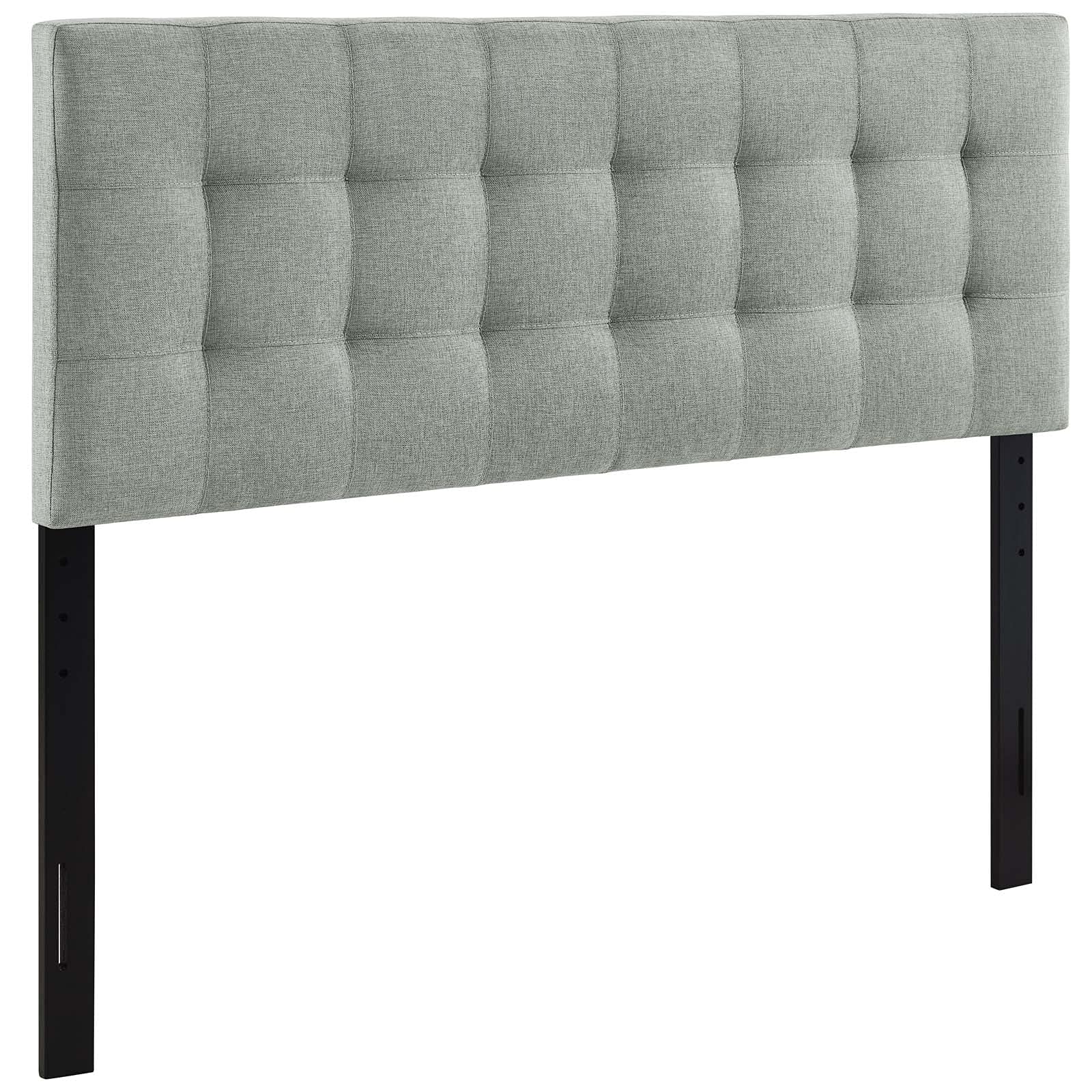 headboards | CasaFoyer  Lily Full Upholstered Linen Fabric Tufted Headboard | Elegant & Durable Gray | Complete Bedroom Decor Solution | casafoyer.myshopify.com