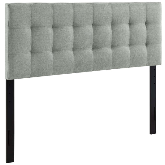 headboards | CasaFoyer  Lily Full Upholstered Linen Fabric Tufted Headboard | Elegant & Durable Gray | Complete Bedroom Decor Solution | casafoyer.myshopify.com