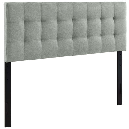 headboards | CasaFoyer  Lily King Upholstered Linen Fabric Tufted Headboard | Elegant Design | Durable Construction | Gray | casafoyer.myshopify.com