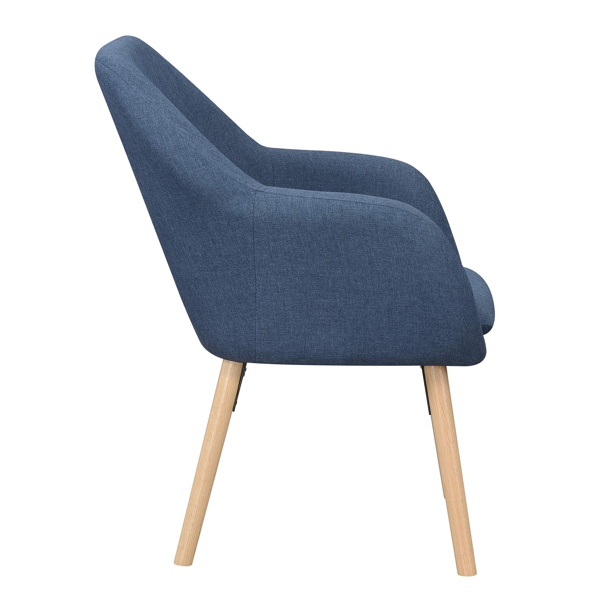 TABLE | CasaFoyer Take a Seat Charlotte Accent Chair | Solid Red Oak Legs | Linen Fabric Seat | Stylish & Comfortable | casafoyer.myshopify.com